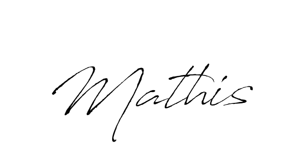 Create a beautiful signature design for name Mathis. With this signature (Antro_Vectra) fonts, you can make a handwritten signature for free. Mathis signature style 6 images and pictures png