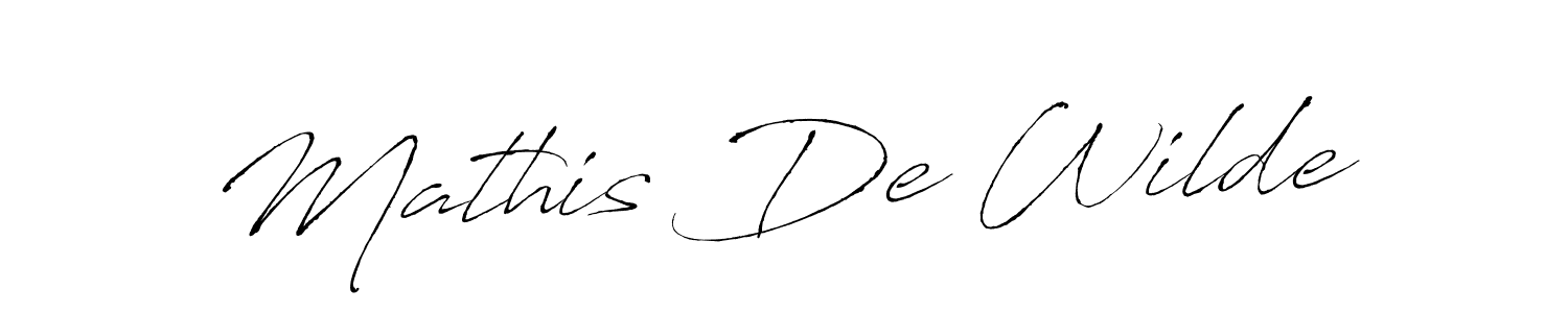 The best way (Antro_Vectra) to make a short signature is to pick only two or three words in your name. The name Mathis De Wilde include a total of six letters. For converting this name. Mathis De Wilde signature style 6 images and pictures png