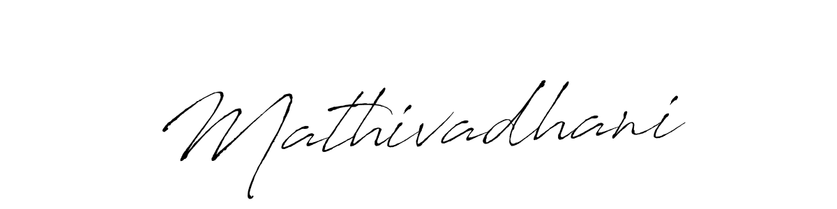 Make a beautiful signature design for name Mathivadhani. With this signature (Antro_Vectra) style, you can create a handwritten signature for free. Mathivadhani signature style 6 images and pictures png
