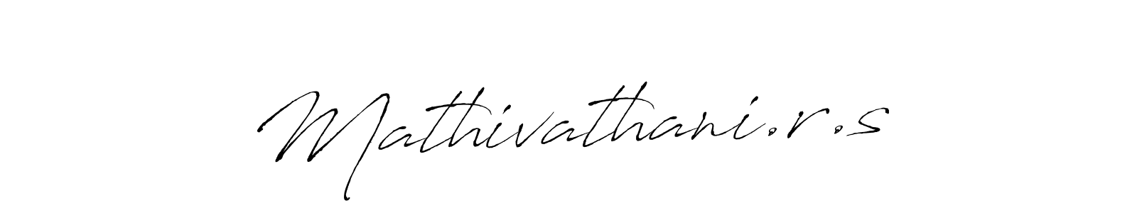 if you are searching for the best signature style for your name Mathivathani.r.s. so please give up your signature search. here we have designed multiple signature styles  using Antro_Vectra. Mathivathani.r.s signature style 6 images and pictures png