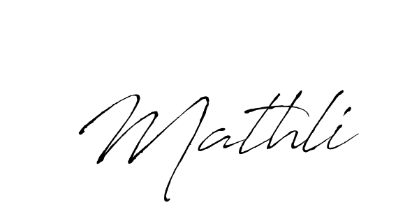 Similarly Antro_Vectra is the best handwritten signature design. Signature creator online .You can use it as an online autograph creator for name Mathli. Mathli signature style 6 images and pictures png