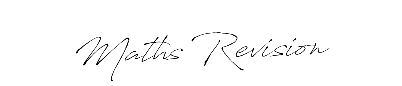 Maths Revision stylish signature style. Best Handwritten Sign (Antro_Vectra) for my name. Handwritten Signature Collection Ideas for my name Maths Revision. Maths Revision signature style 6 images and pictures png
