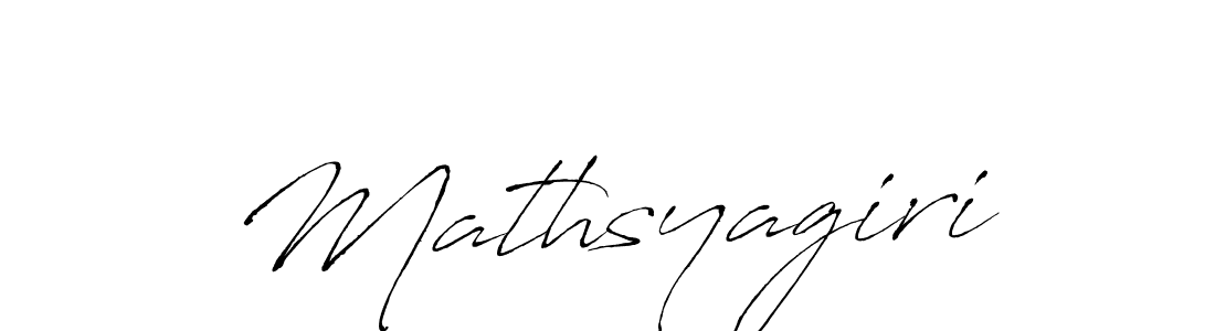Design your own signature with our free online signature maker. With this signature software, you can create a handwritten (Antro_Vectra) signature for name Mathsyagiri. Mathsyagiri signature style 6 images and pictures png