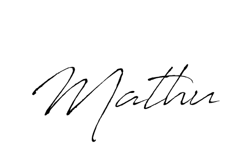 Use a signature maker to create a handwritten signature online. With this signature software, you can design (Antro_Vectra) your own signature for name Mathu. Mathu signature style 6 images and pictures png