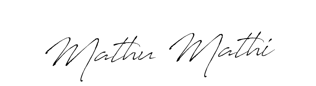 It looks lik you need a new signature style for name Mathu Mathi. Design unique handwritten (Antro_Vectra) signature with our free signature maker in just a few clicks. Mathu Mathi signature style 6 images and pictures png