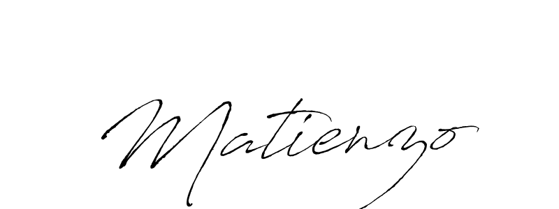Make a beautiful signature design for name Matienzo. With this signature (Antro_Vectra) style, you can create a handwritten signature for free. Matienzo signature style 6 images and pictures png