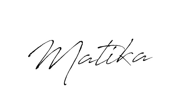 Matika stylish signature style. Best Handwritten Sign (Antro_Vectra) for my name. Handwritten Signature Collection Ideas for my name Matika. Matika signature style 6 images and pictures png