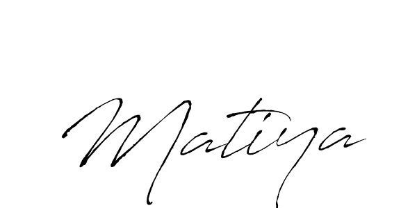 Make a beautiful signature design for name Matiya. With this signature (Antro_Vectra) style, you can create a handwritten signature for free. Matiya signature style 6 images and pictures png