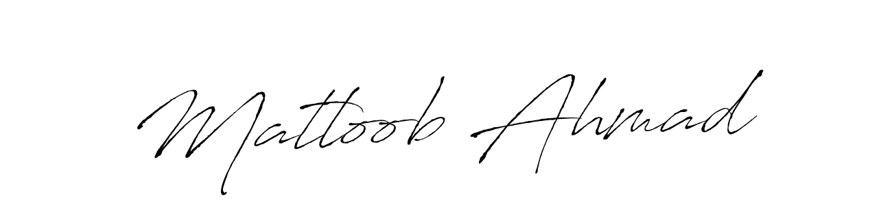 Matloob Ahmad stylish signature style. Best Handwritten Sign (Antro_Vectra) for my name. Handwritten Signature Collection Ideas for my name Matloob Ahmad. Matloob Ahmad signature style 6 images and pictures png