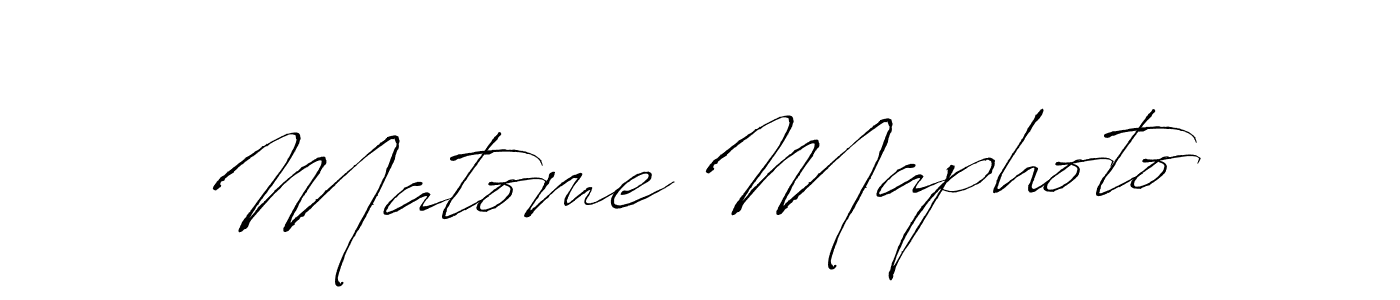 Create a beautiful signature design for name Matome Maphoto. With this signature (Antro_Vectra) fonts, you can make a handwritten signature for free. Matome Maphoto signature style 6 images and pictures png