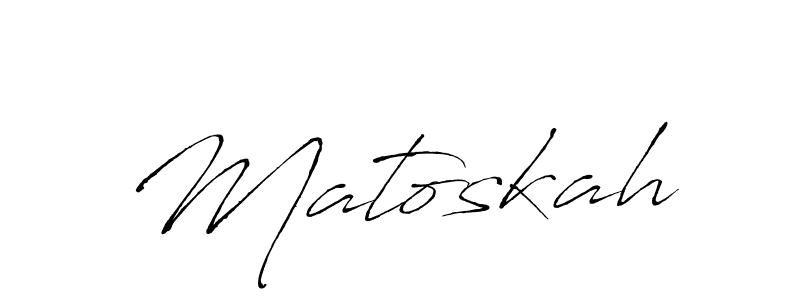 How to make Matoskah name signature. Use Antro_Vectra style for creating short signs online. This is the latest handwritten sign. Matoskah signature style 6 images and pictures png