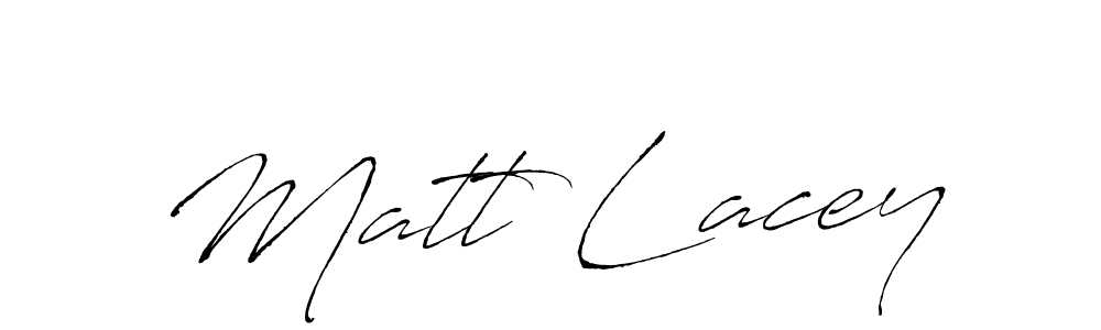 Matt Lacey stylish signature style. Best Handwritten Sign (Antro_Vectra) for my name. Handwritten Signature Collection Ideas for my name Matt Lacey. Matt Lacey signature style 6 images and pictures png