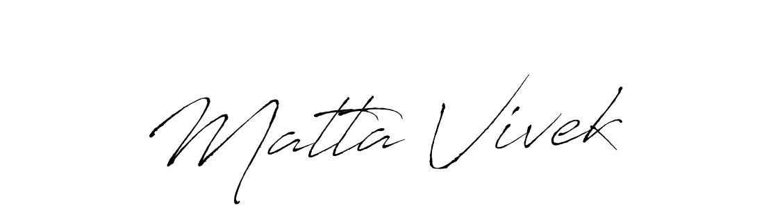 Also You can easily find your signature by using the search form. We will create Matta Vivek name handwritten signature images for you free of cost using Antro_Vectra sign style. Matta Vivek signature style 6 images and pictures png