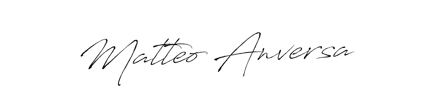 You can use this online signature creator to create a handwritten signature for the name Matteo Anversa. This is the best online autograph maker. Matteo Anversa signature style 6 images and pictures png