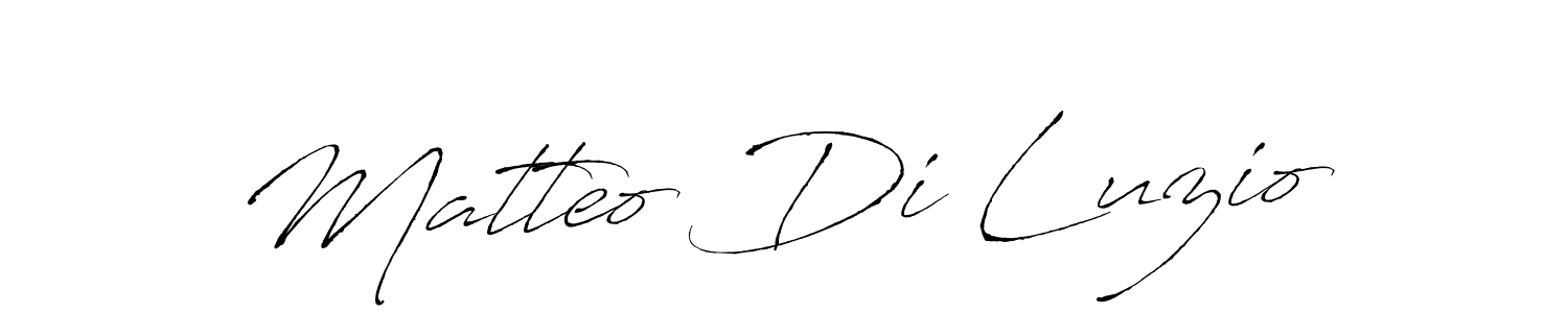 Create a beautiful signature design for name Matteo Di Luzio. With this signature (Antro_Vectra) fonts, you can make a handwritten signature for free. Matteo Di Luzio signature style 6 images and pictures png