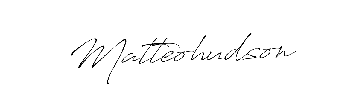 Matteohudson stylish signature style. Best Handwritten Sign (Antro_Vectra) for my name. Handwritten Signature Collection Ideas for my name Matteohudson. Matteohudson signature style 6 images and pictures png