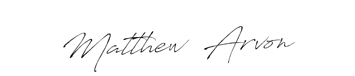 Matthew  Arvon stylish signature style. Best Handwritten Sign (Antro_Vectra) for my name. Handwritten Signature Collection Ideas for my name Matthew  Arvon. Matthew  Arvon signature style 6 images and pictures png