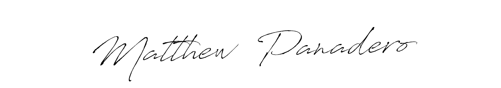 How to make Matthew  Panadero signature? Antro_Vectra is a professional autograph style. Create handwritten signature for Matthew  Panadero name. Matthew  Panadero signature style 6 images and pictures png