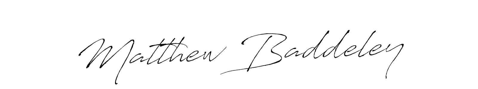 Use a signature maker to create a handwritten signature online. With this signature software, you can design (Antro_Vectra) your own signature for name Matthew Baddeley. Matthew Baddeley signature style 6 images and pictures png