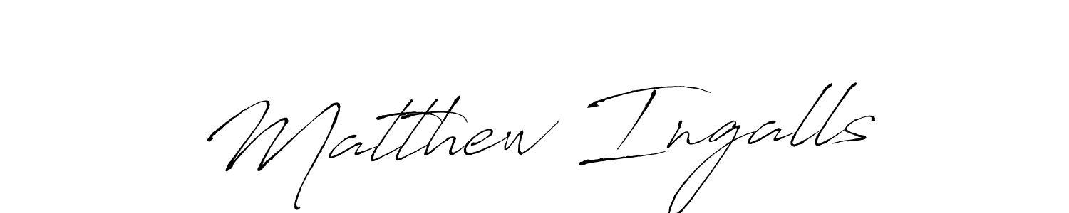 How to make Matthew Ingalls name signature. Use Antro_Vectra style for creating short signs online. This is the latest handwritten sign. Matthew Ingalls signature style 6 images and pictures png