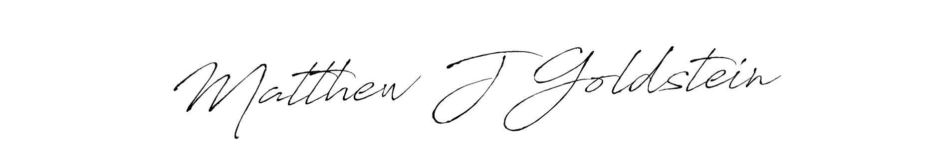 How to make Matthew J Goldstein name signature. Use Antro_Vectra style for creating short signs online. This is the latest handwritten sign. Matthew J Goldstein signature style 6 images and pictures png