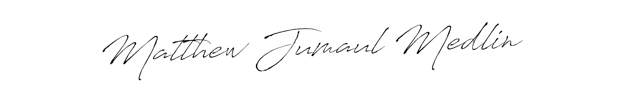 Make a beautiful signature design for name Matthew Jumaul Medlin. Use this online signature maker to create a handwritten signature for free. Matthew Jumaul Medlin signature style 6 images and pictures png