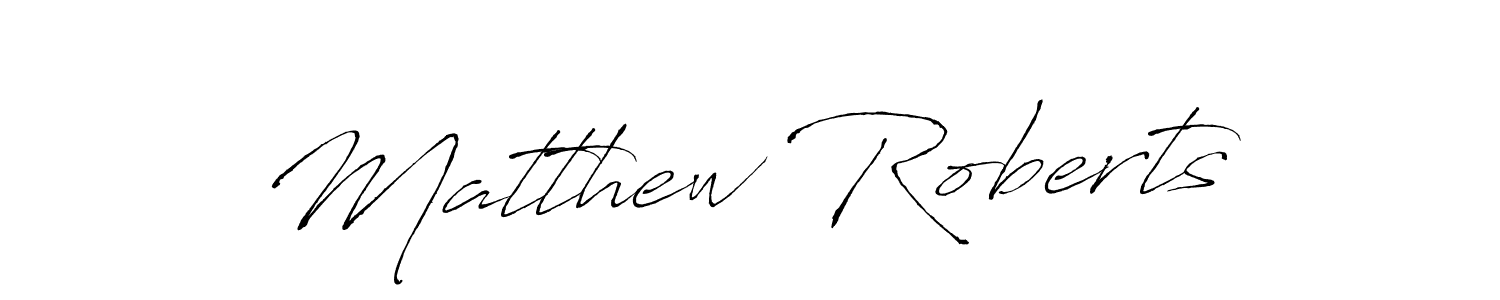 Matthew Roberts stylish signature style. Best Handwritten Sign (Antro_Vectra) for my name. Handwritten Signature Collection Ideas for my name Matthew Roberts. Matthew Roberts signature style 6 images and pictures png