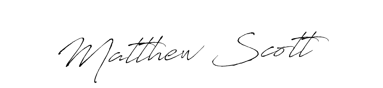 Create a beautiful signature design for name Matthew Scott. With this signature (Antro_Vectra) fonts, you can make a handwritten signature for free. Matthew Scott signature style 6 images and pictures png