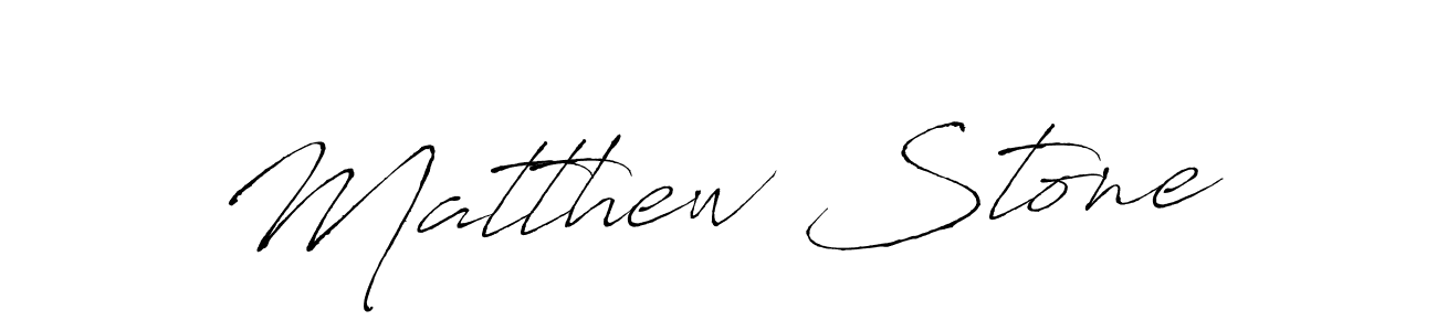 Design your own signature with our free online signature maker. With this signature software, you can create a handwritten (Antro_Vectra) signature for name Matthew Stone. Matthew Stone signature style 6 images and pictures png