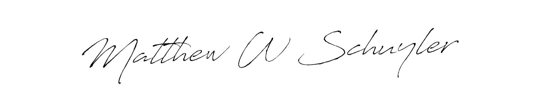 You should practise on your own different ways (Antro_Vectra) to write your name (Matthew W Schuyler) in signature. don't let someone else do it for you. Matthew W Schuyler signature style 6 images and pictures png