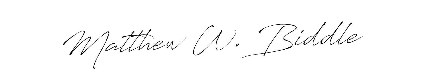 Make a beautiful signature design for name Matthew W. Biddle. Use this online signature maker to create a handwritten signature for free. Matthew W. Biddle signature style 6 images and pictures png