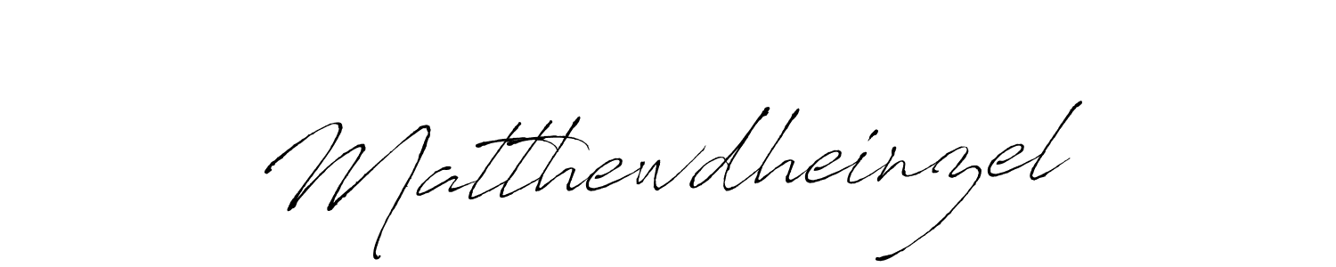 Create a beautiful signature design for name Matthewdheinzel. With this signature (Antro_Vectra) fonts, you can make a handwritten signature for free. Matthewdheinzel signature style 6 images and pictures png