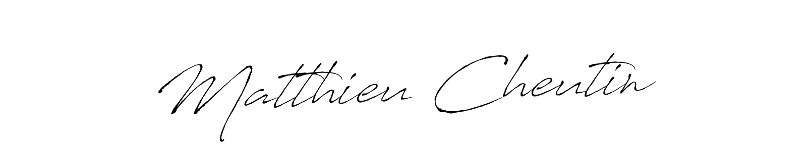 How to make Matthieu Cheutin name signature. Use Antro_Vectra style for creating short signs online. This is the latest handwritten sign. Matthieu Cheutin signature style 6 images and pictures png