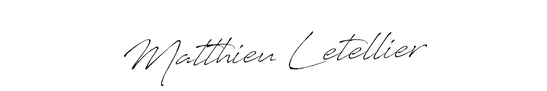 Design your own signature with our free online signature maker. With this signature software, you can create a handwritten (Antro_Vectra) signature for name Matthieu Letellier. Matthieu Letellier signature style 6 images and pictures png