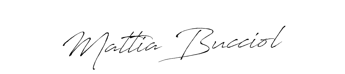 Also we have Mattia Bucciol name is the best signature style. Create professional handwritten signature collection using Antro_Vectra autograph style. Mattia Bucciol signature style 6 images and pictures png