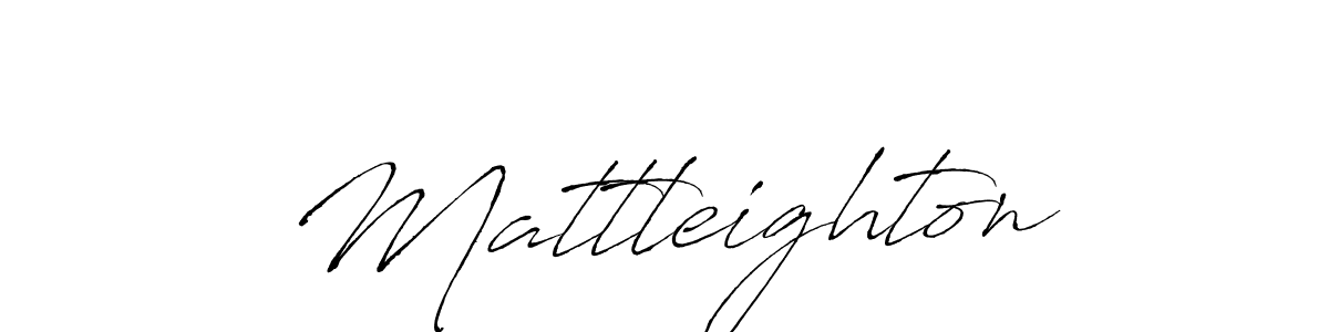 Make a beautiful signature design for name Mattleighton. With this signature (Antro_Vectra) style, you can create a handwritten signature for free. Mattleighton signature style 6 images and pictures png