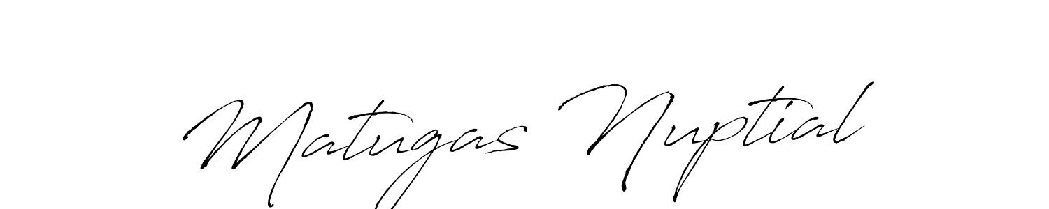 Use a signature maker to create a handwritten signature online. With this signature software, you can design (Antro_Vectra) your own signature for name Matugas Nuptial. Matugas Nuptial signature style 6 images and pictures png