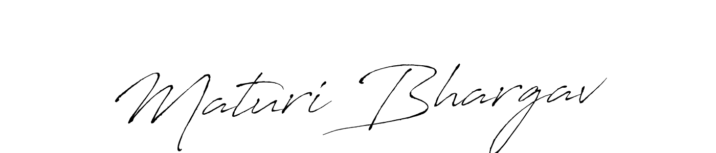 Design your own signature with our free online signature maker. With this signature software, you can create a handwritten (Antro_Vectra) signature for name Maturi Bhargav. Maturi Bhargav signature style 6 images and pictures png