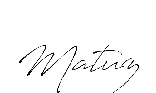 You should practise on your own different ways (Antro_Vectra) to write your name (Matuz) in signature. don't let someone else do it for you. Matuz signature style 6 images and pictures png