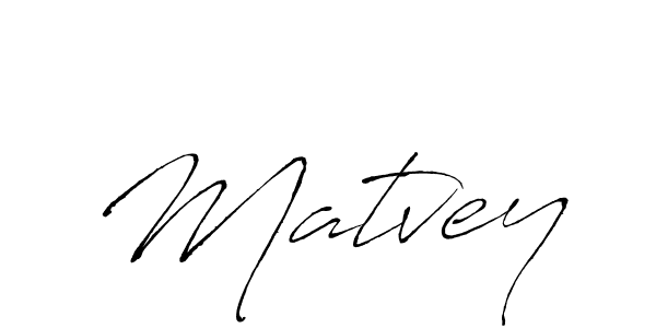 Design your own signature with our free online signature maker. With this signature software, you can create a handwritten (Antro_Vectra) signature for name Matvey. Matvey signature style 6 images and pictures png
