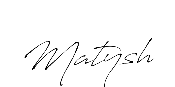 Matysh stylish signature style. Best Handwritten Sign (Antro_Vectra) for my name. Handwritten Signature Collection Ideas for my name Matysh. Matysh signature style 6 images and pictures png