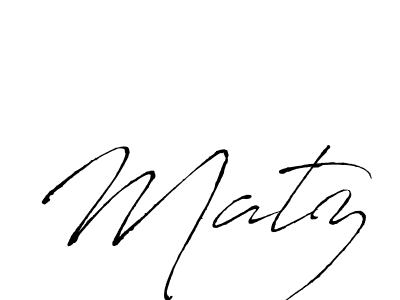 Also we have Matz name is the best signature style. Create professional handwritten signature collection using Antro_Vectra autograph style. Matz signature style 6 images and pictures png