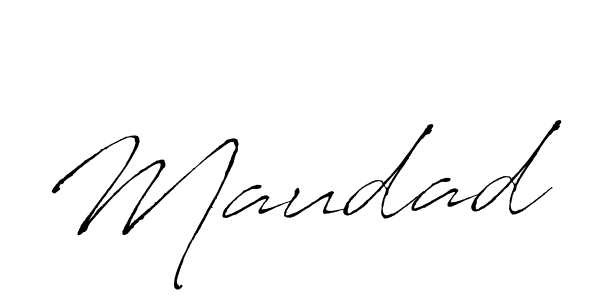 How to make Maudad name signature. Use Antro_Vectra style for creating short signs online. This is the latest handwritten sign. Maudad signature style 6 images and pictures png