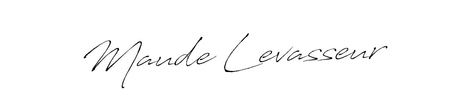 Create a beautiful signature design for name Maude Levasseur. With this signature (Antro_Vectra) fonts, you can make a handwritten signature for free. Maude Levasseur signature style 6 images and pictures png
