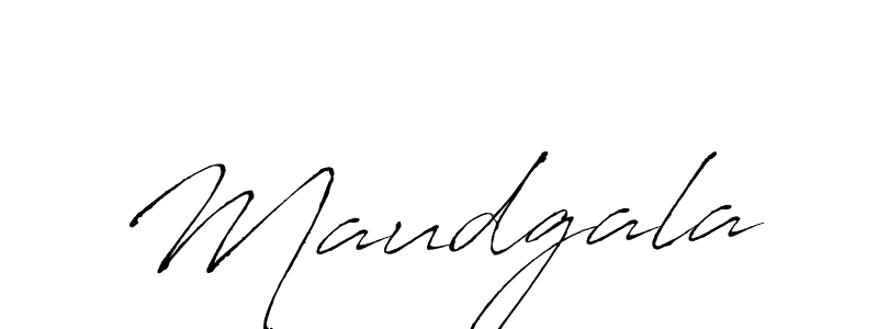 Use a signature maker to create a handwritten signature online. With this signature software, you can design (Antro_Vectra) your own signature for name Maudgala. Maudgala signature style 6 images and pictures png