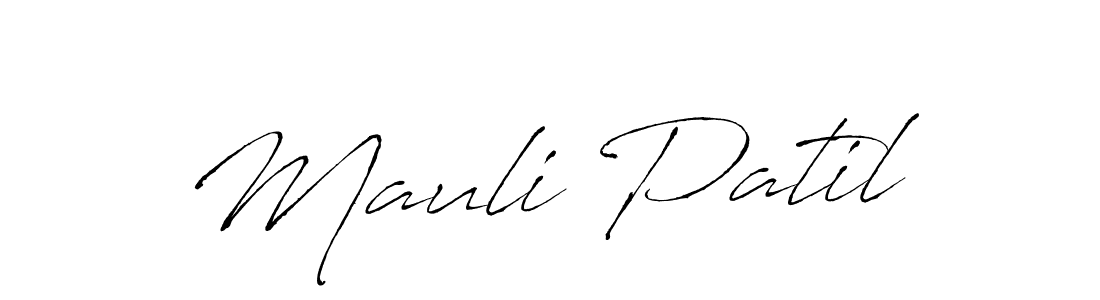 Make a beautiful signature design for name Mauli Patil. Use this online signature maker to create a handwritten signature for free. Mauli Patil signature style 6 images and pictures png
