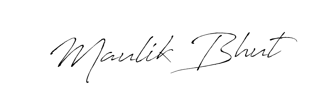 Use a signature maker to create a handwritten signature online. With this signature software, you can design (Antro_Vectra) your own signature for name Maulik Bhut. Maulik Bhut signature style 6 images and pictures png