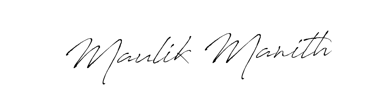 It looks lik you need a new signature style for name Maulik Manith. Design unique handwritten (Antro_Vectra) signature with our free signature maker in just a few clicks. Maulik Manith signature style 6 images and pictures png