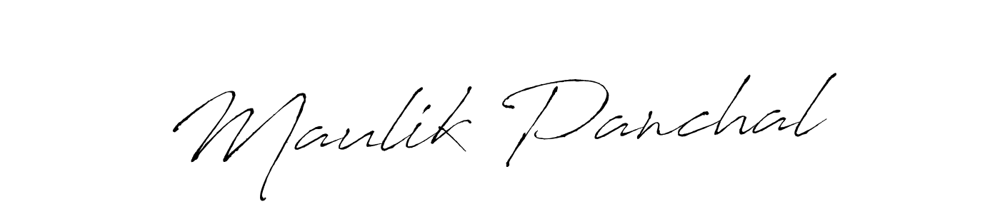 Use a signature maker to create a handwritten signature online. With this signature software, you can design (Antro_Vectra) your own signature for name Maulik Panchal. Maulik Panchal signature style 6 images and pictures png