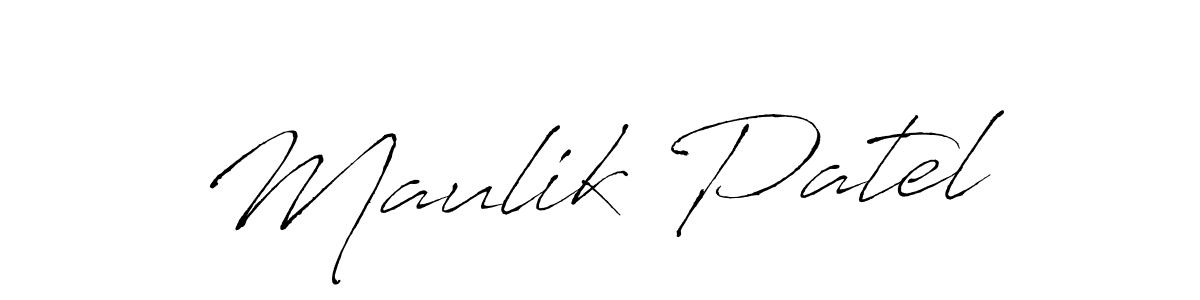 Also we have Maulik Patel name is the best signature style. Create professional handwritten signature collection using Antro_Vectra autograph style. Maulik Patel signature style 6 images and pictures png